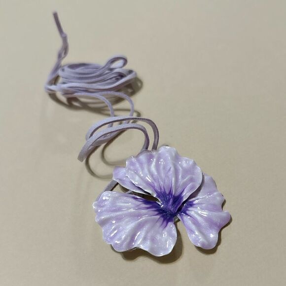 Flower necklace N642 - Picture 3 of 4